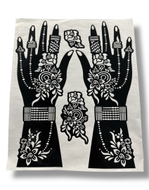 Pochoir henna Latifa