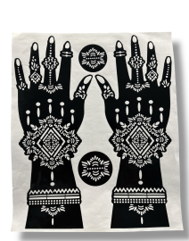 Pochoir henna adulte Leïna